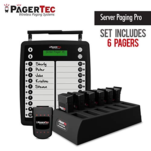Restaurant Server Paging Pro ( 6 Pagers Included )