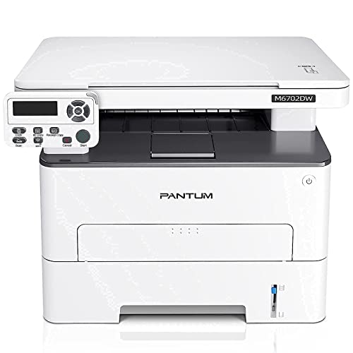 All-in-One Monochrome Wireless Laser Printer Scanner Copier with ADF-Pantum M6702DW, Pantum Toner Cartridge TL-410H Yields 3000 Pages