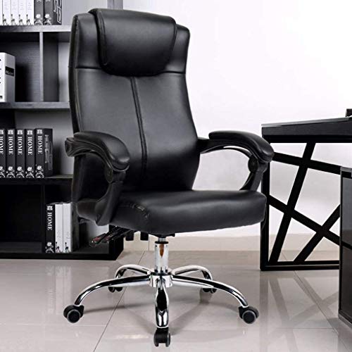 Executive Managerial Chair High Back Bonded Leather Office Chair with 150° Recline & Thick Padded Headrest