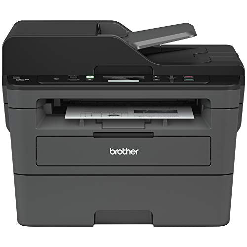 Brother Premium DCP L25 Series Monochrome Laser All-in-One Printer I Print Copy Scan I Wireless I Auto 2-Sided Printing I 36 Pages/Min I 250 Sheets/Tray I 50-Sheet ADF + Delca HDMI Cable