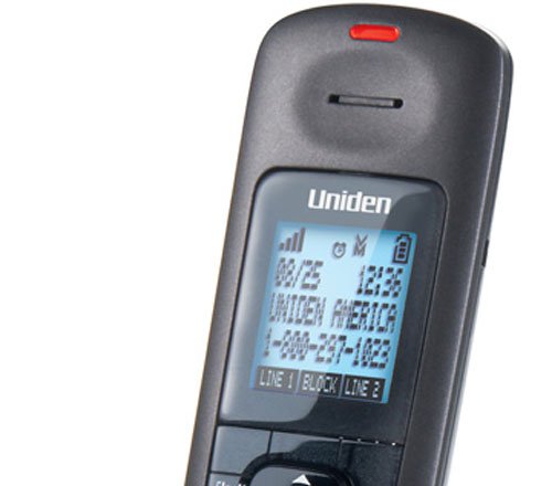 Uniden DECT4086 (2 Line) 1.9GHz DECT 6.0 Cordless Telephone Base and 3 DCX400 Cordless Handsets