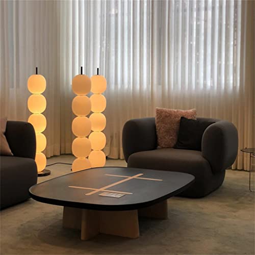 Nordic Creativity Glass Ball Shade LED Floor Lamp