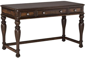 Liberty Furniture 720-HO107 Kingston Plantation Office Writing Desk, 54" x 28" x 31", Cognac