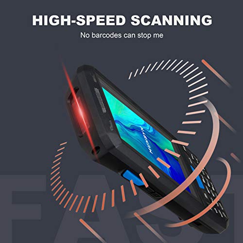 MUNBYN Android Barcode Scanner with Numeric Pad and Honeywell 1D Laser Scanner, 4.5-inch Screen Rugged PDA Handheld - Android 9.0, Wireless Wi-Fi 4G Inventory Warehouse Scanner