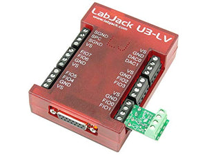 U3-LV USB DAQ Device with 16 Flexible I/O for Analog 0-2.4V and Digital Data Acquisition of Sensors, Relay Control, Automation and Timers