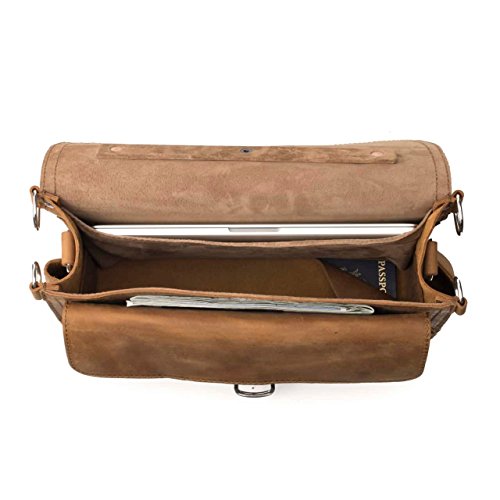 Saddleback Leather Co. Slim Full Grain Leather 15-inch Laptop Computer Bag Includes 100 Year Warranty