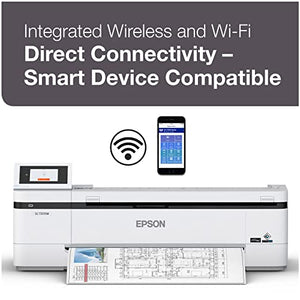 Epson SureColor T3170M 24" Ultra-Fast, Compact Printer, Integrated Wireless & Wi-Fi Direct connectivity, 24” Wide 600dpi Scanner, CAD, Blueprints, Engineering, Graphics, Multifunction, Plotter
