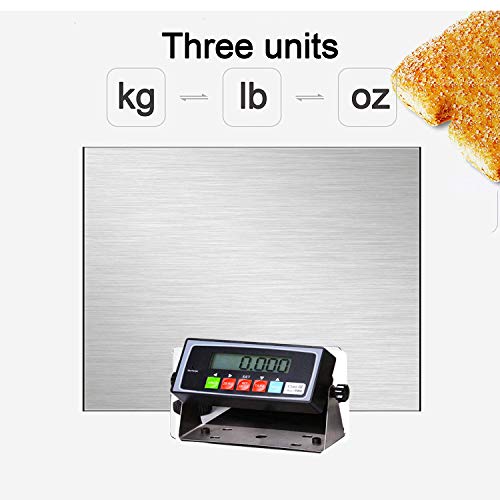 Digital Stainless Steel Platform Postal Shipping Scale 130lbs