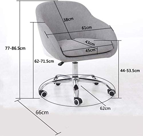 SHENGDAFASHANGCHENG Swivel Chair，Furniture Computer Chair Office Chair Single Fabric Bedroom Sofa Chair Girl Cute Chair Chairs (Color : Green)