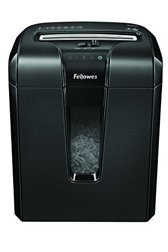 Fellowes Powershred 63Cb 10-Sheet Cross-Cut Paper and Credit Card Shredder with Jam Blocker Technology (4600001),Black