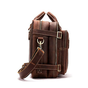 WFJDC 1pcs Casual Handbag Business Men's Multifunctional Men's Briefcase Backpack Backpack (Color : A, Size : 26 * 37 * 12cm)
