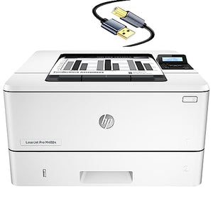 HP Laserjet Pro M402n Monochrome Laser Printer - Print Only - 40 ppm, 1200 x 1200 dpi, 8.5 x 14, Manual Duplex, USB, Ethernet