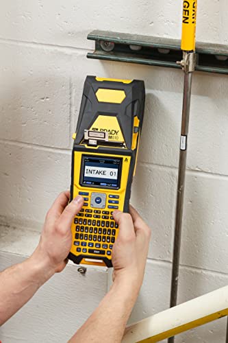 Brady M610 Handheld Label Maker, Yellow/Gray Large