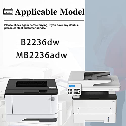 3 Pack Compatible B221000 Remanufactured Toner Cartridge Replacement for Lexmark B2236dw MB2236adw Printer Ink Cartridge (Black)