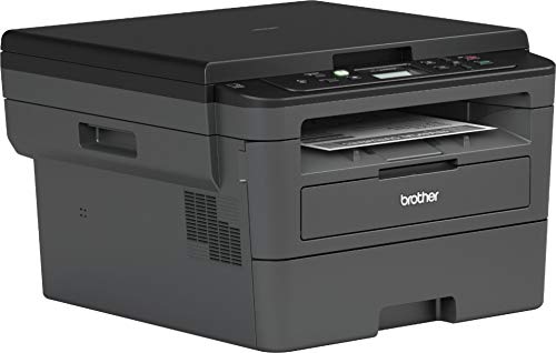 Brother HL-L2390DB Compact Monochrome Laser Wireless All-in-One Printer for Business Office - Flatbed Print Copy Scan - 32 ppm, Duplex Two-Sided Print, 250-Sheet, Tillsiy USB Printer Cable