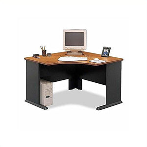 BBF Series A 4-Person Workstation in Natural Cherry