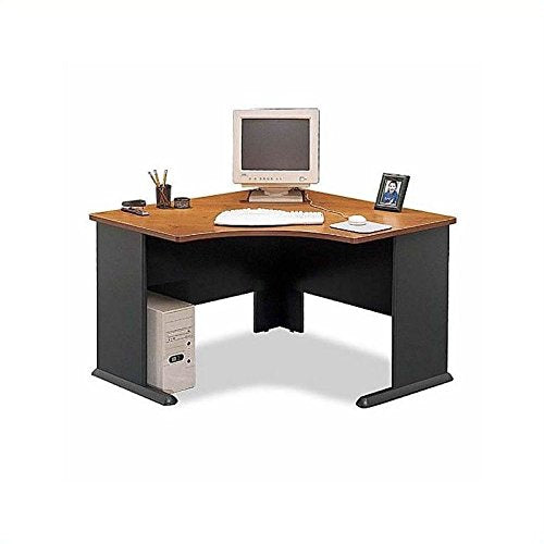 BBF Series A 4-Person Workstation in Natural Cherry