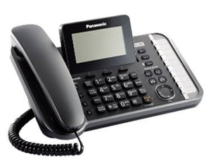 Panasonic KX-TG9582B + 4 KX-TGA950B Corded/Cordless Combination Telephone 2-Line DECT 6.0 System