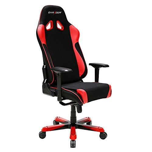 DXRacer Sentinel Series OH/SJ11/NR Racing ERGO Seat Office Chair Gaming Ergonomic with - Included Head and Lumbar Support Pillows (Black/Red)