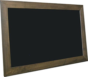 billyBoards 42X60 Chalkboard. Brown Barnwood Frame Finish. Restaurant menu Style. No Chalk Tray. Wood Composite Writing Panel- Black. 2.5" Wood Frame.