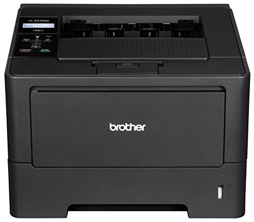 Brother Printer HL5470DW Wireless Monochrome Printer, Amazon Dash Replenishment Ready (Renewed)