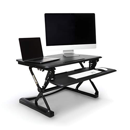 OFM Height Adjustable Sit to Stand Desktop in Black
