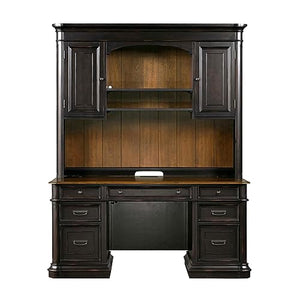 TOV Roanoke Black Credenza & Hutch Set