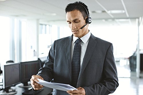 Mitel (Aastra) Certified Jabra Cordless Headset | PRO 920 Bundle | Electronic Remote Answerer Included | Mitel (Aastra) VoiP Phones: 6865i, 6867i, 6869i