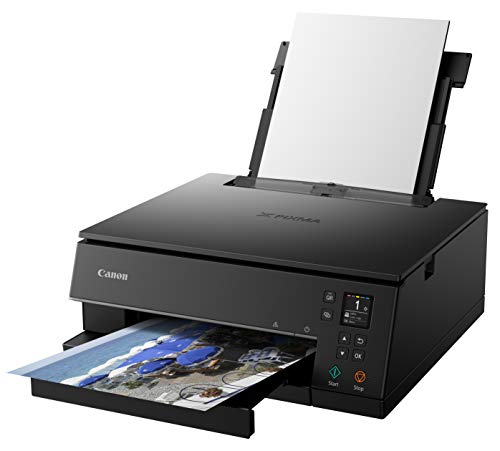 Canon Pixma TS6320 Wireless All-In-One Photo Printer with Copier, Scanner and Mobile Printing, Black, Amazon Dash Replenishment