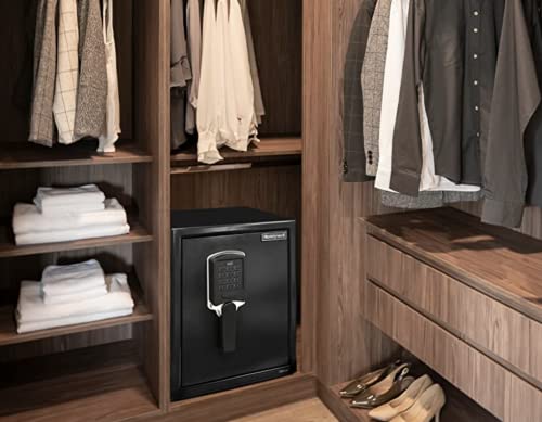 Honeywell Safes & Door Locks - 2609 Steel Submersible Waterproof 2 Hour Fire Safe; Digital Lock; Motion Alarm, 2.39 Cubic Feet Capacity, 27.8 Inches High x 18.1 Inches Wide x 21.6 Inches Deep, Black