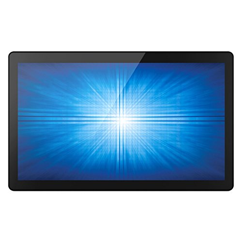 Elo Touch E970879 I Series 22i2 TouchPro PCAP LED IDS Touch Computer, 2 GB RAM, 128 GB SSD, Clear Glass, 10 Touch, Wi-Fi, Ethernet/Bluetooth 4, Win 10, 22" Size, Black