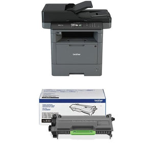 Brother MFCL5900DW Business Laser All-in-One with Advanced Duplex and Wireless Networking, Amazon Dash Replenishment Enabled and Brother Printer TN850 High Yield Toner Bundle
