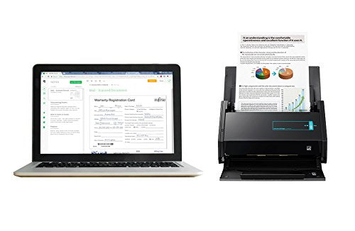 Fujitsu CG01000-289301 ScanSnap iX500 Document Scanner with Evernote Premium (1 Year License and Warranty)