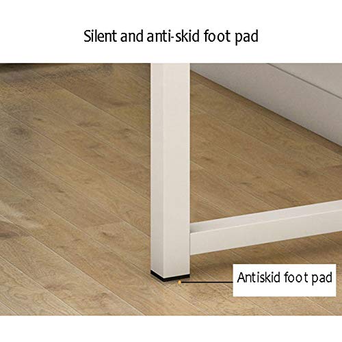 AJIU Computer Desk 39" Modern Office Desk PC Laptop Table for Study Writing Home Office Workstation,Yellow