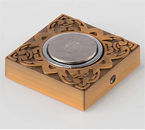 Chinese Style Antique Copper Door Stopper - Villa Furniture Hardware Anti-Collision Magnet Door Stops (Color: A)