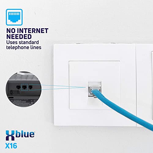 Xblue X16 Plus Small Business Phone System Bundle with (5) XD10 Digital Phones - (6) Outside Line & (16) Digital Phones - Auto Attendant, Voicemail, Caller ID