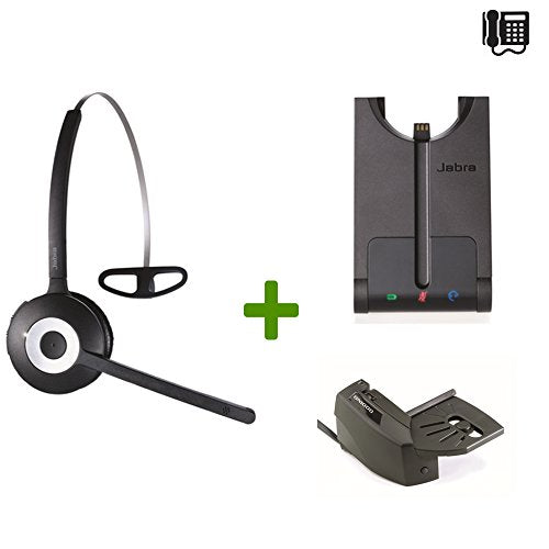 Nortel Compatible Jabra PRO 920 Wireless Headset Bundle | Electronic Remote Answerer included | Nortel Phones: Meridian, Maestro, Norstar, Nortel Networks, Rapport, Unity, Vantage, Venture