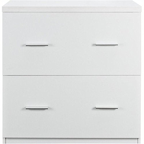 Bowery Hill 2 Drawer Lateral File Cabinet in White