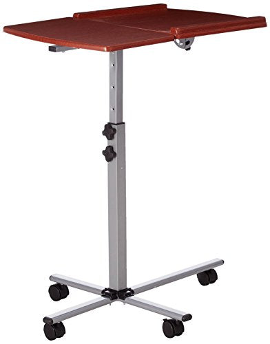 Generic r Bed Table Rolling l O Desk Top k Top Laptop Wooden Tray Adjustable TIlt p Food Wooden T Hospital Over Bed Food Wood Laptop Food