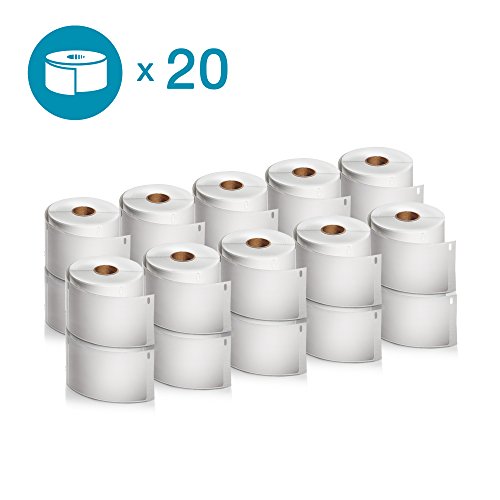 DYMO Authentic LabelWriter Extra-Large Shipping Labels for LabelWriter Label Printers, White, 4'' x 6'' (1744907), 20 Rolls of 220