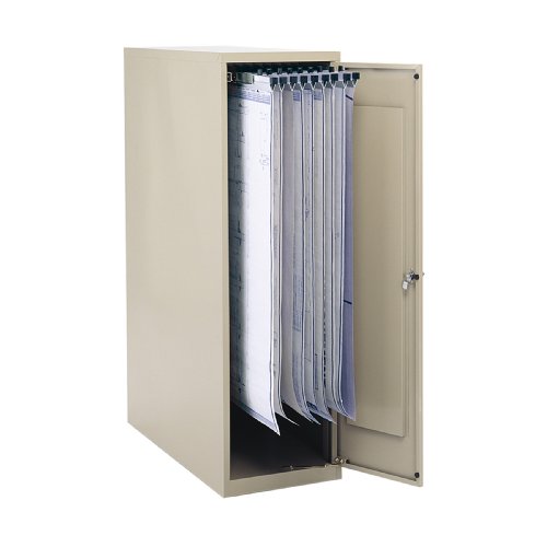 Safco Products 5041 Large Vertical Storage Cabinet for 18", 24", 30" and 36" Hanging Clamps, Tropic Sand