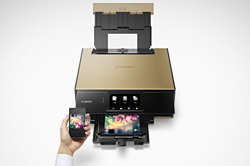 Canon TS9120 Wireless All-In-One Printer with Scanner and Copier: Mobile and Tablet Printing, with Airprint(TM) and Google Cloud Print compatible, Gold (2231C022)