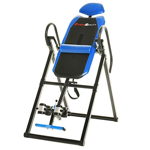 Fitness Reality 690XL Inversion Table with Lumbar Pillow, 300 Lbs Capacity