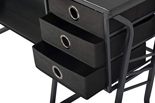 SD STUDIO DESIGNS Eclipse Craft Center in Black / Black 13365