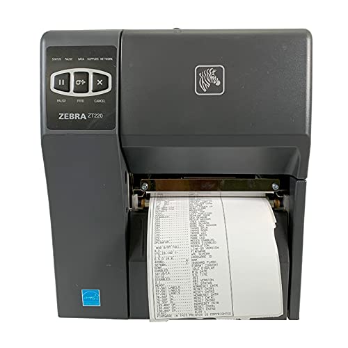 Zebra ZT22042-T01200FZ Industrial Thermal Transfer Tabletop Printer, 203 DPI, Monochrome, With 10/100 Ethernet Connection