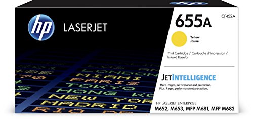 HP 655A (CF452A) Yellow Toner Cartridge for HP Color LaserJet Enterprise M652 M653 M681 M682