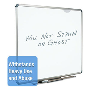 Quartet P567T Quartet Euro Frame Dry-Erase Board, Porcelain/Steel, 72x48, WE/Aluminum Frame