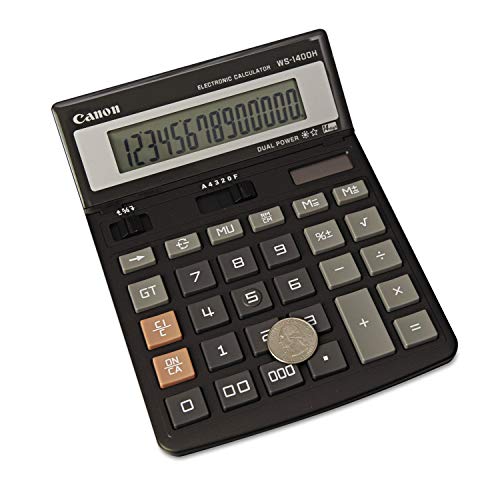 Canon WS1400H 14-Digit LCD Display Calculator - Bulk Carton of 10