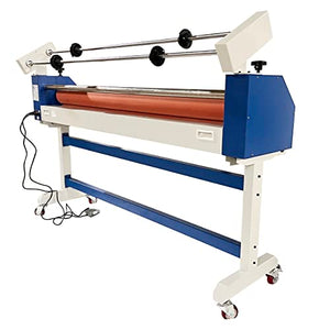 EQCOTWEA Cold Laminator 51in Semi-auto Electric/Manual Laminating Machine