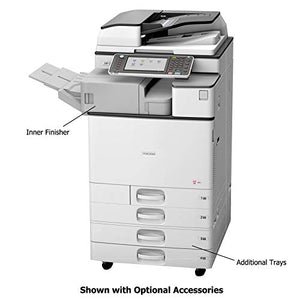 Renewed Ricoh Aficio MP C5503 Color Multifunction Copier - A3, 55 ppm, Copy, Print, Scan, SPDF, 2 Trays with Stand (Renewed)